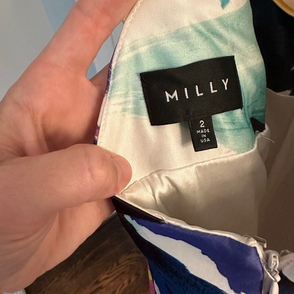 Milly Multicolored Wedding or Cocktail Dress in Small - Picture 2 of 5